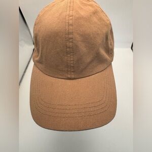David and Young Womens Light Brown/Tan/Taupe Baseball Cap Hat Adjustable EUC